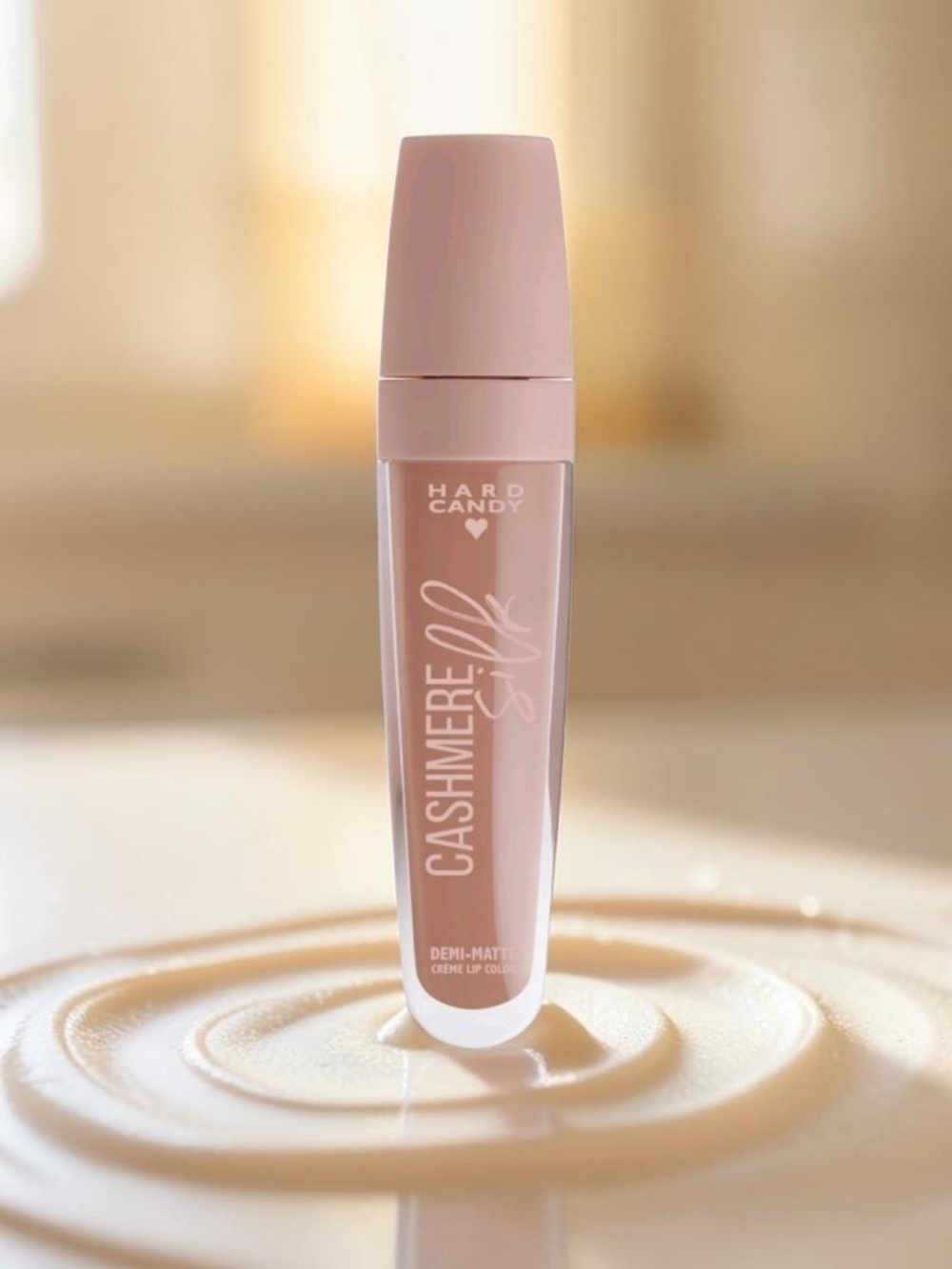 Hard Candy Cashmere Silk Demi‑Matte Creme Lip Color — Soft Nude Buttercream 1317